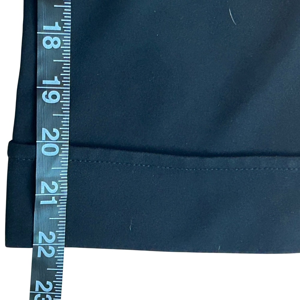 Betabrand Dress Pant Yoga Pants Black Cropped Cuffed Straight‎ Leg Petite Large - Picture 11 of 12